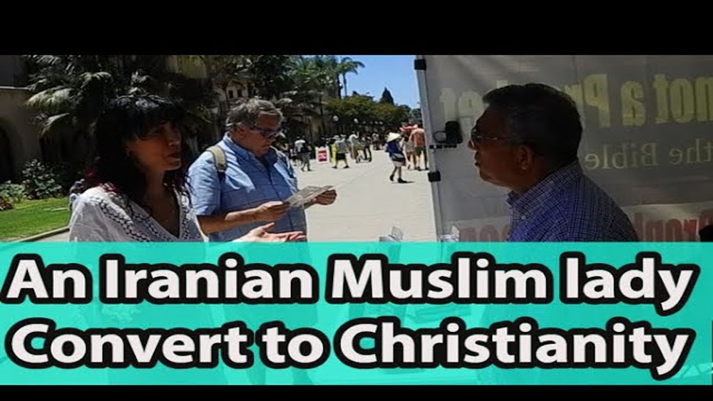 An Iranian Muslim lady convert to Christianity/Ex-Muslim Lady /BALBOA PARK